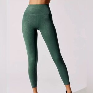 Carbon38 Green High-Waisted Leggings NWOT